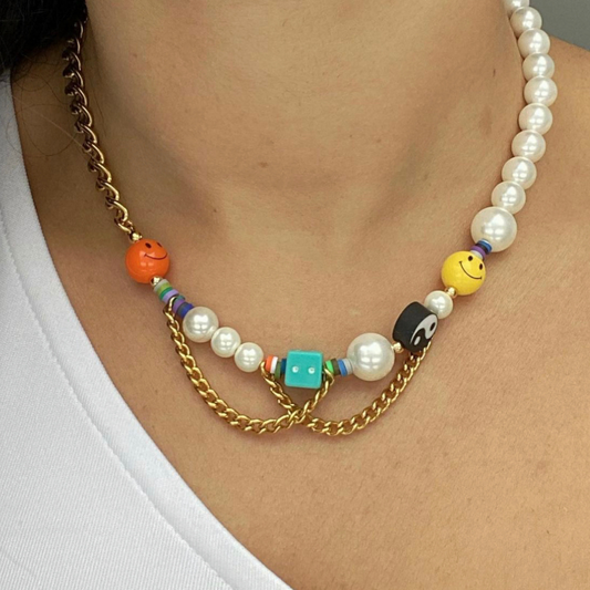 Lucky Smiley Necklace
